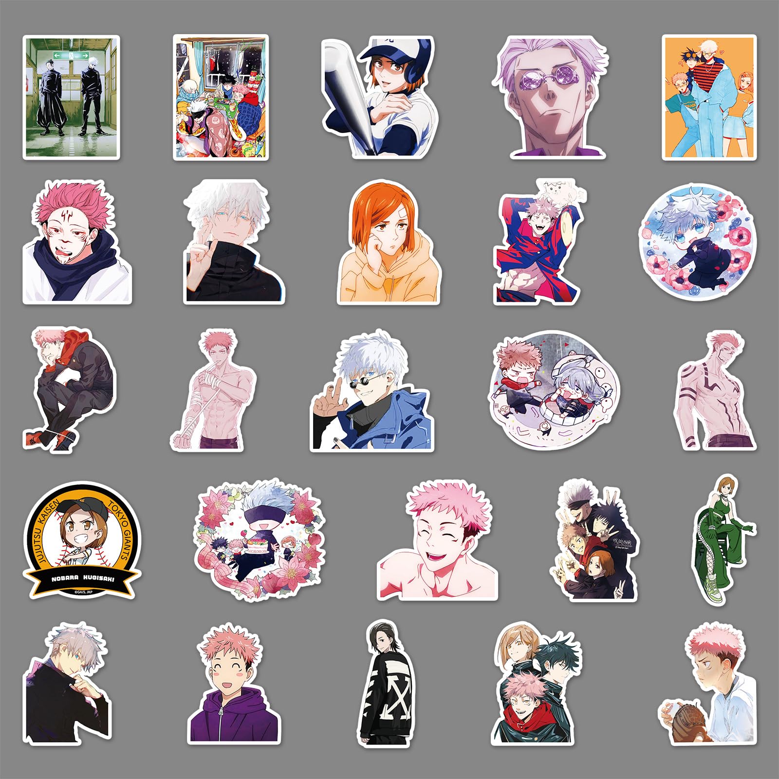 Amazon.co.jp: For 呪術廻戦 ステッカー 50枚セット かわいい